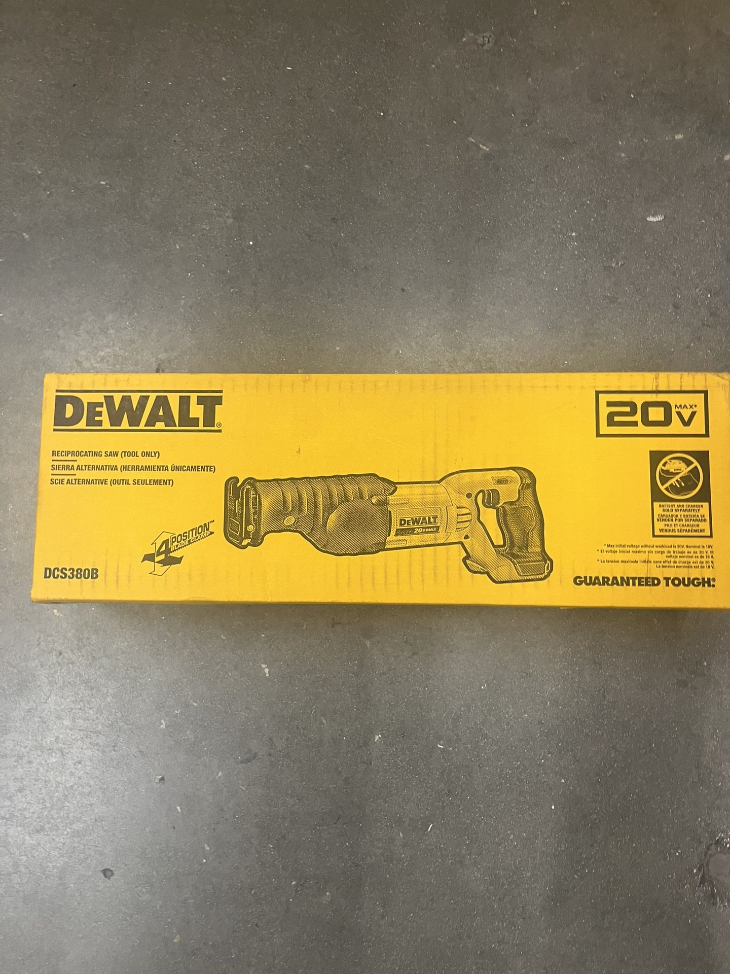 DeWalt 20V MAX Cordless Reciprocating Saw (Tool Only)