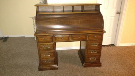 Antique Roll up desk