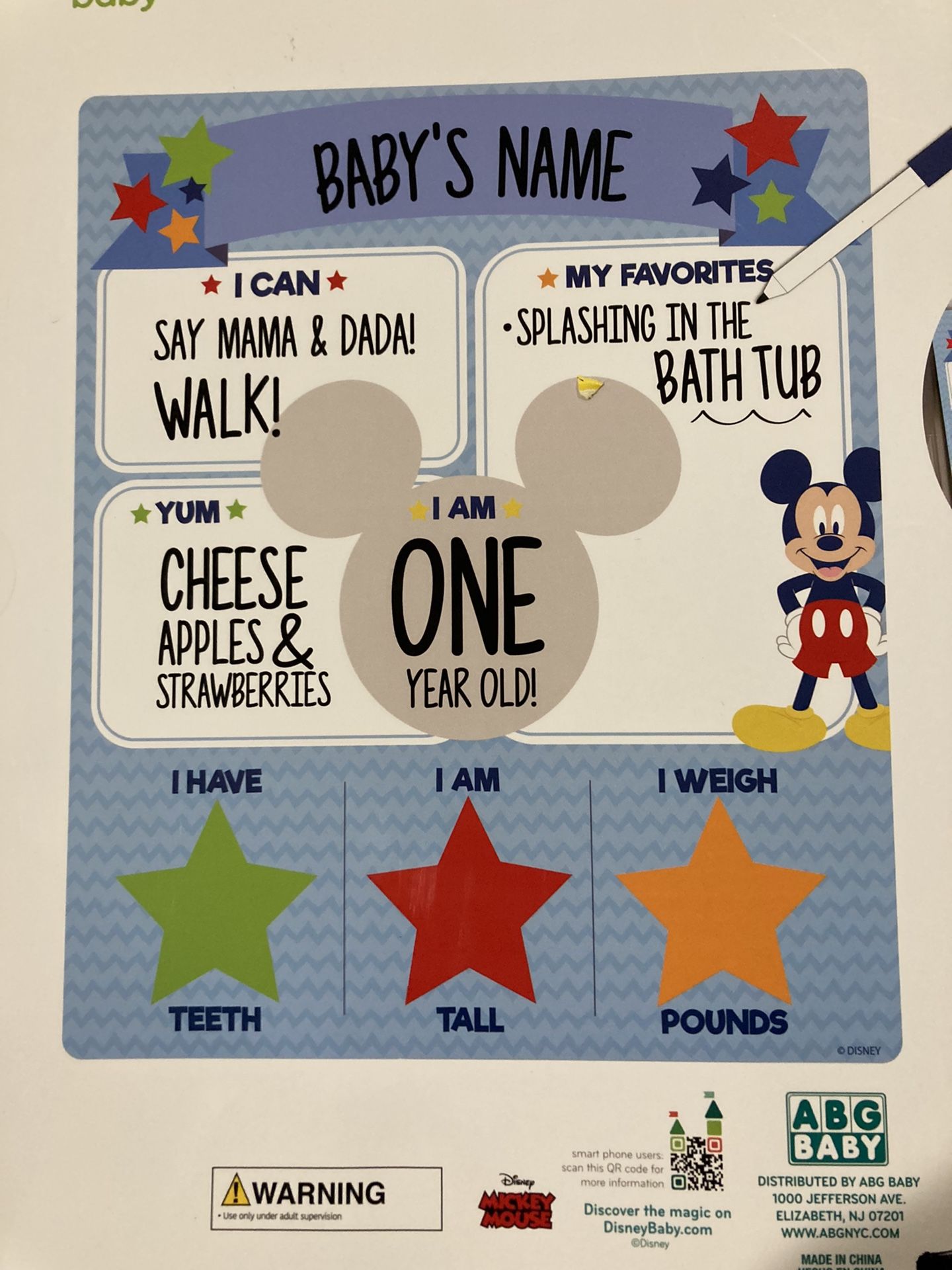 Moments Sign (Mickey Mouse)