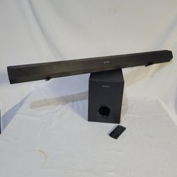Sony Soundbar + Subwoofer + Remote