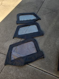  jeep Wrangler TJ upper windows.