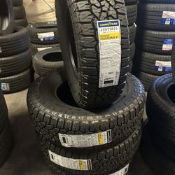 New Tires Installed/ Llantas Nuevas Instaladas 235/75/15