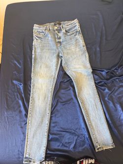 purple jeans