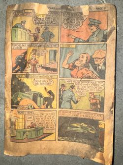 Fantastic Comics #3 1940 Golden Age Coverless Pages 3-62 Lou Fine Key