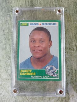 Barry Sanders 1989 rookie card
