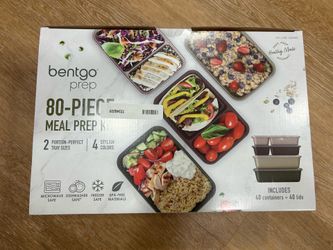 New 80pc Bentgo meal prep containers