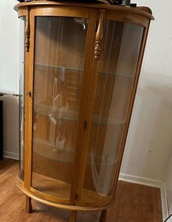 Wooden Curio Cabinet