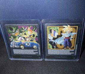 Dragon ball fusion world manga booster box SB01 & SB02 gohan & cell androids E-61 & E-81