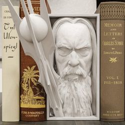 Saruman Lord Lord Of The Rings Monster Fantasy Bookend Horror Book Nook