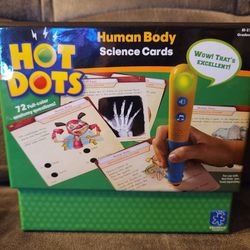 EDUCATIONAL INSIGHTS HOT DOTS HUMAN BODY 72 SCIENCE CARDS