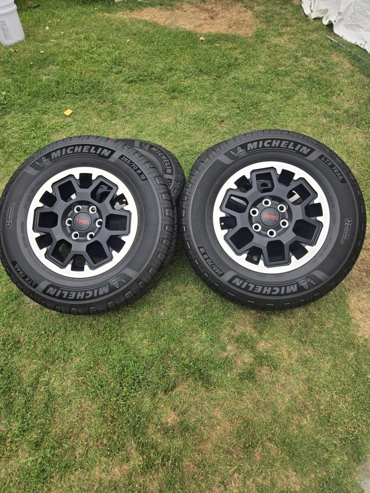 RIMS AND TIRES NEW OEM TRD TOYOTA TACOMA TUNDRA 4RUNNER SEQUOIA HIGHLANDER