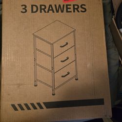 3 Drawer Cabinet With Cloth Drawers