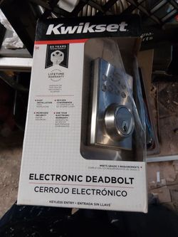 Kwikset electronic deadbolt