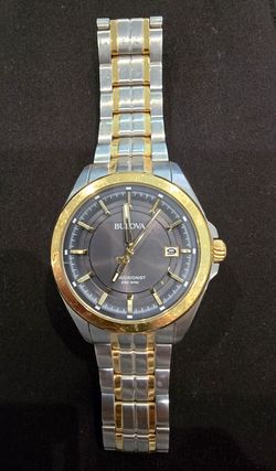 Used Bulova Precisionist Men's Two-Tone Stainless Steel Quartz Watch