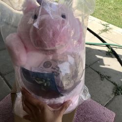 Unicorn Teddy Bear Fish Tank BRAND NEW 