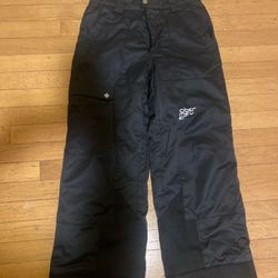 Obemeyer Junior Size 10 Black Snow pants Used 