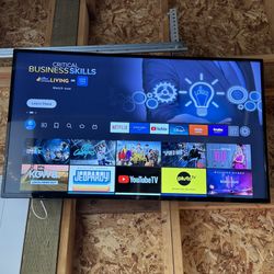 50” Smart Fire TV Insignia + remote and wall mount