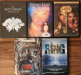 dvd lot of 5 (horror)