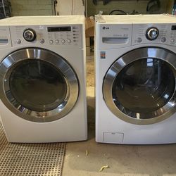 LG washer and gas dryer