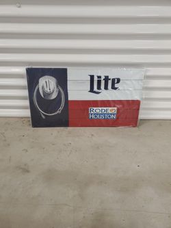 Miller Lite Tin Sign