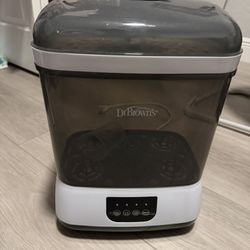 Dr. Brown’s All-in-One Baby Bottle Sterilizer & Dryer – Gray