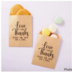 Wedding Treat Bags (62 Pieces)