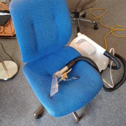 Blue Fabric Office Chair