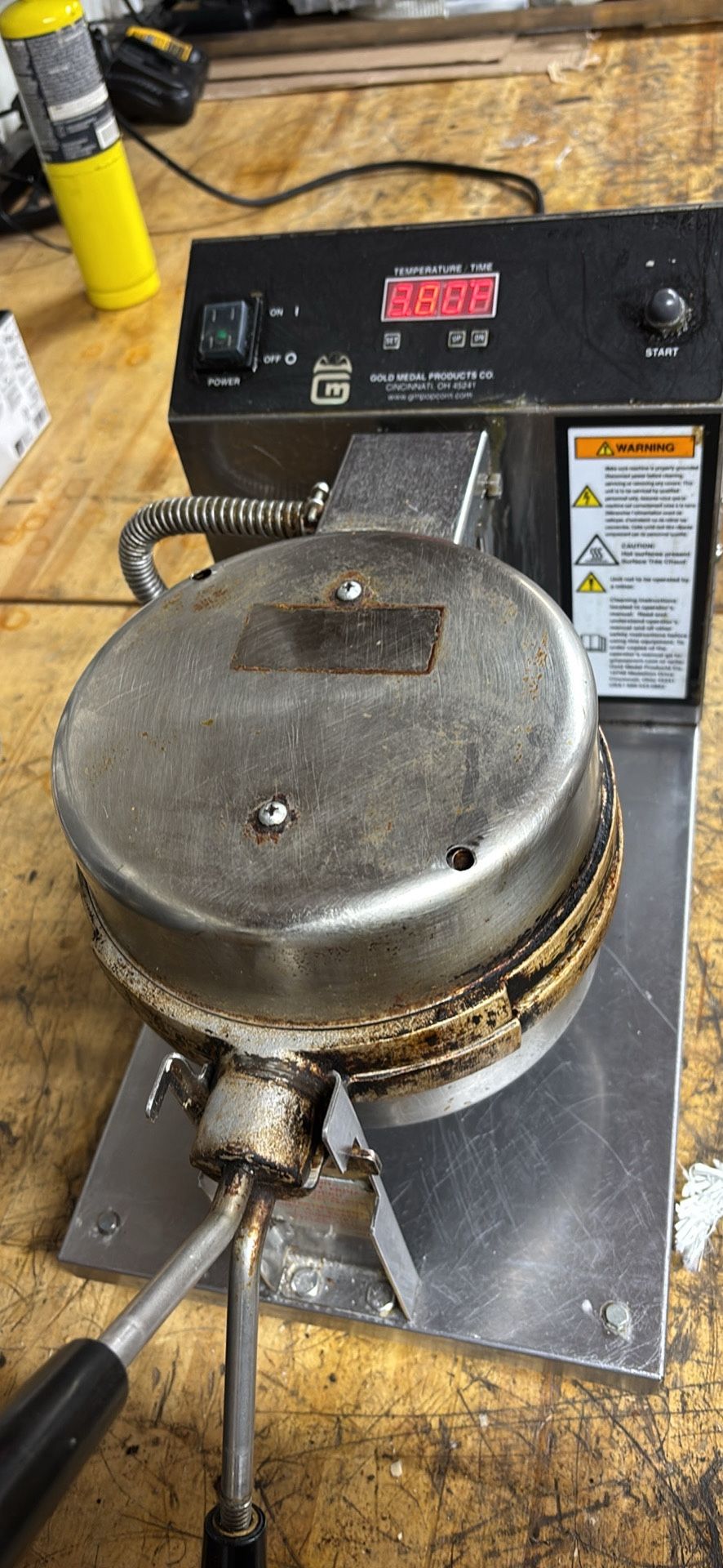 Used Gold Medal Model 5042E Waffle Maker – Works Great!