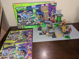 Mega Bloks TMNT Turtle Sewer Lair 