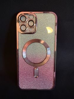Pink Glitter iPhone 12 Pro Max  case