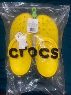 Crocs Yellow Brand New