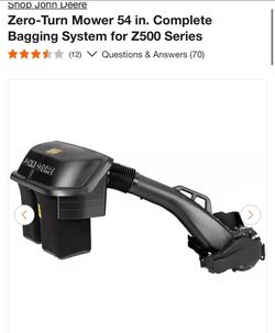 John Deere zero-turn mower 54 in. Complete Bagging System for Z500 Series