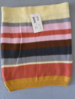Stripe mini skirt