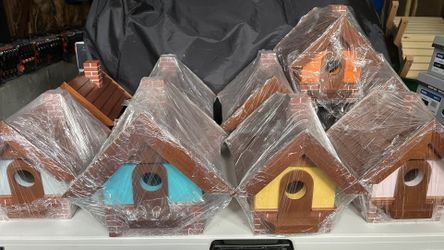 Wooden Bird House $40 Each