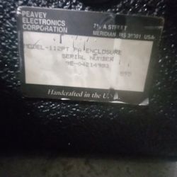 Peavey Amp W Speaker