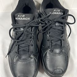 Nike Air Monarch IV Black Size 13 Men Brand New 