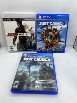 Square Enix ps3 ps4 Bundle: just cause 2 Just Cause 3 + Just Cause 4 ( 3 game)