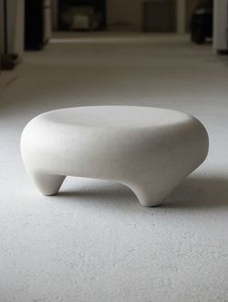 Moe's Home Collection Ines Outdoor Coffee Table (White Concrete)