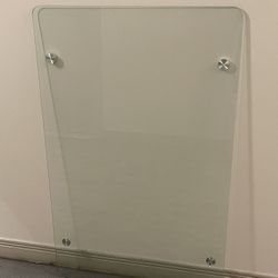 Like-New!! Very Heavy (approx 60-75 lbs.) GLASS TABLETOP (43" x 27.5" x .25") - firm posted price.