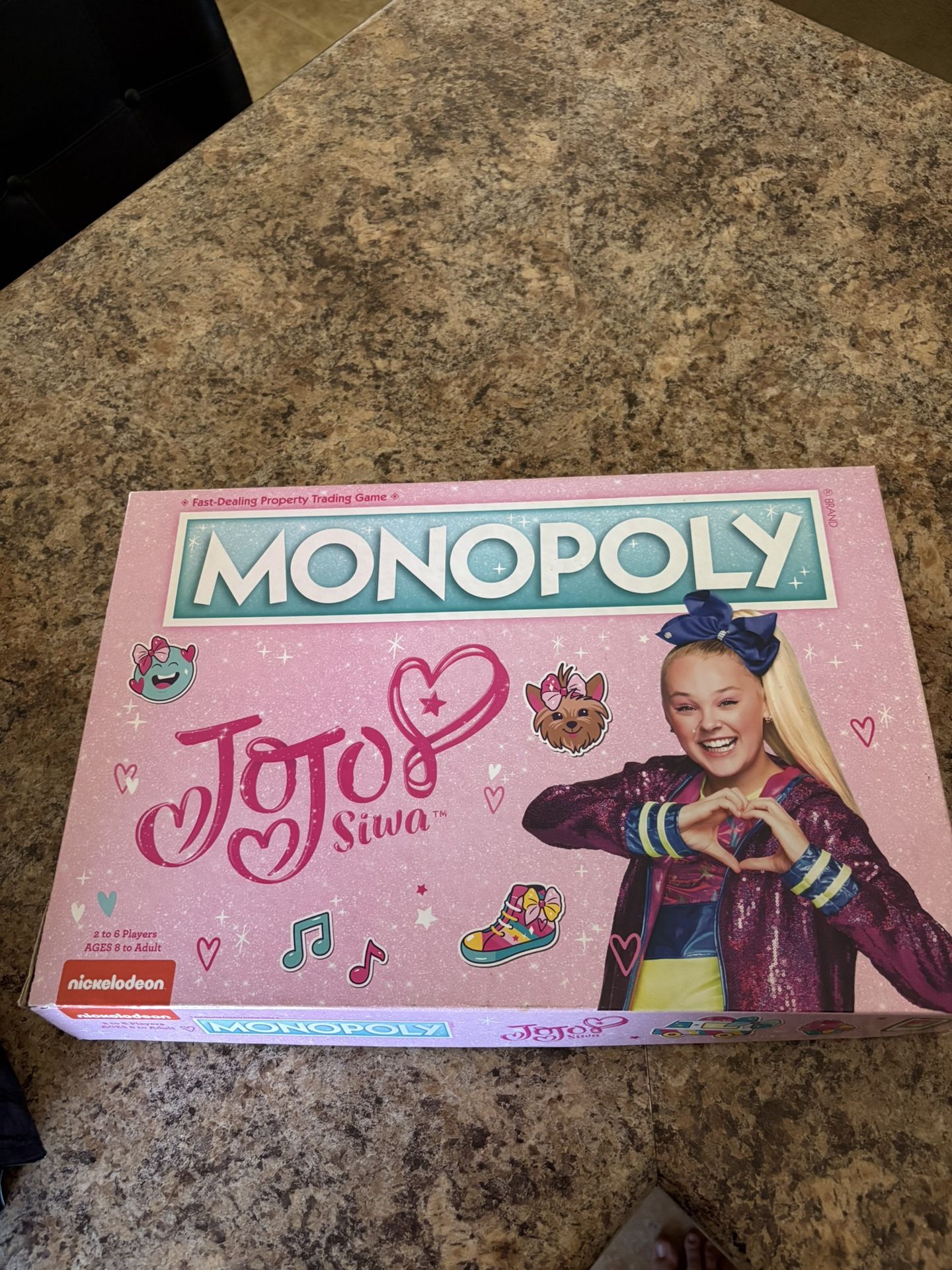 jojo siwa monopoly board game 🎀