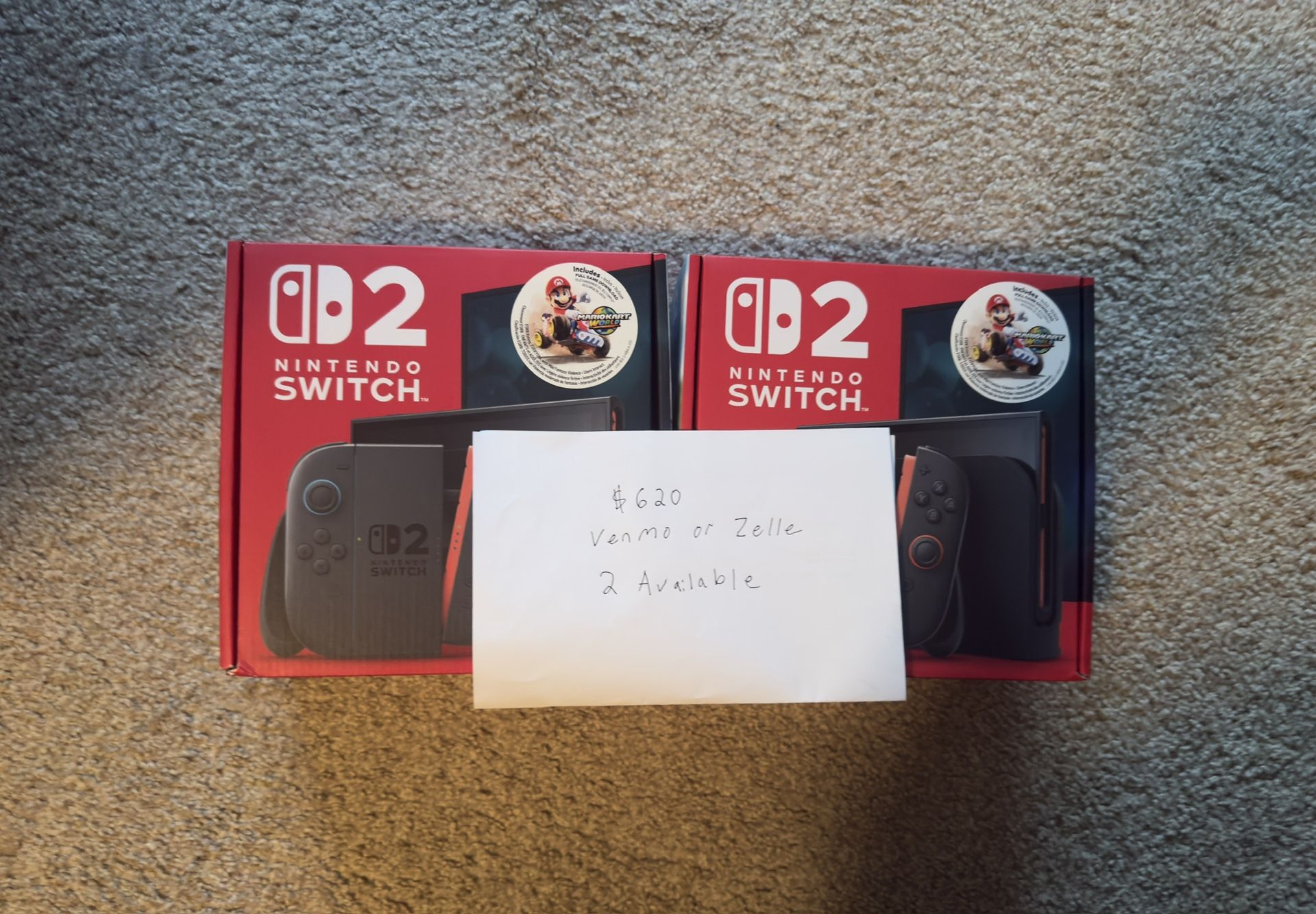 Nintendo Switch 2 Mario kart Bundle