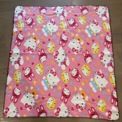 50”x60” Hello Kitty Throw Blanket Pink