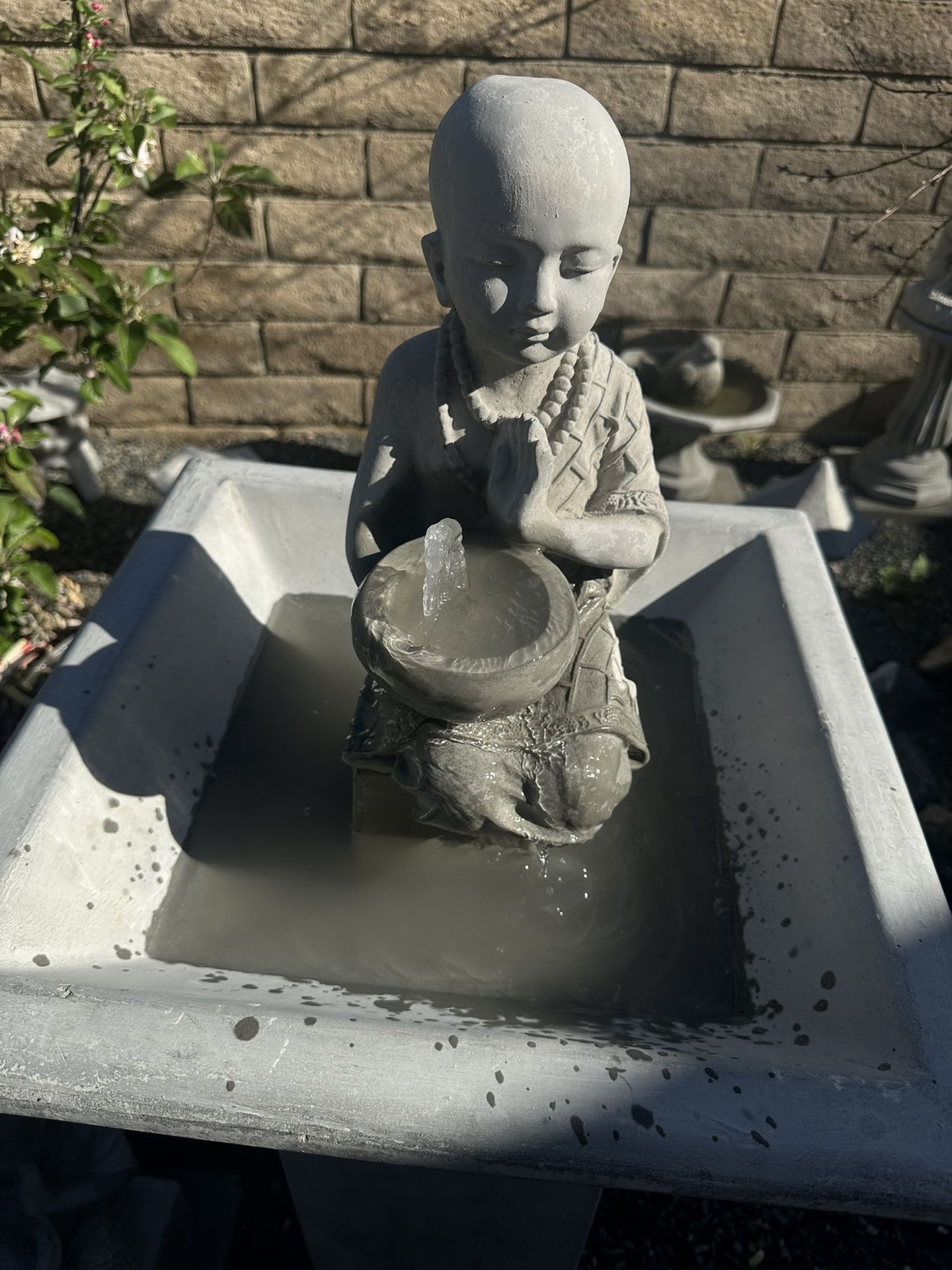 Buddha Cement Fountain 