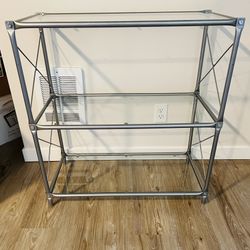 Simple Glass Shelving/Organizers. 