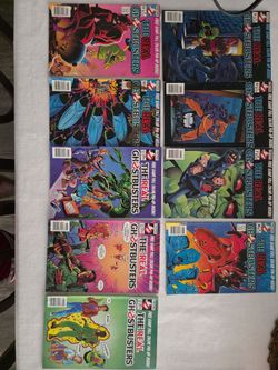 The Real Ghostbusters and Slimer Comic Lot