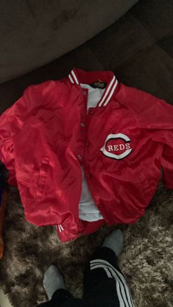 Varsity baseball red jacket