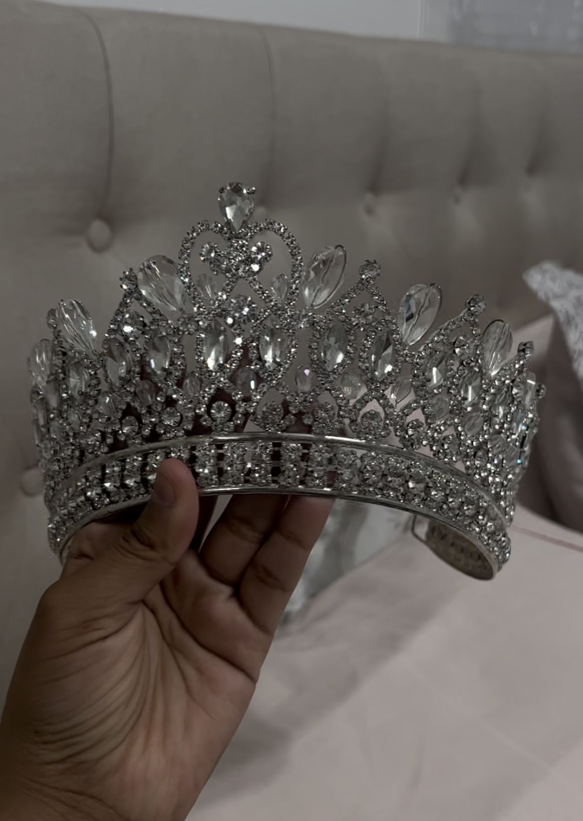 Crown and Tiara Set Quinceañera - Corona y tiara de Quinceañera
