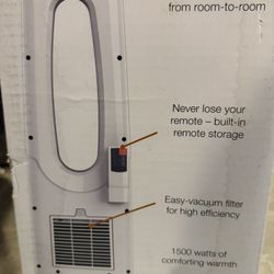 New Lasko Safe Bladeless Ceramic Heater item# 549