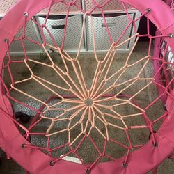 Pink Web Chair