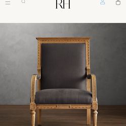 LOUIS XVI HAND-CARVED UPHOLSTERED CHAIR